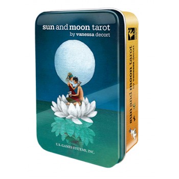 Sun And Moon Taro kortos skardinėje dėžutėje US Games Systems